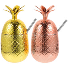 2 Sztuki Kieliszek Ananas Z Sosem Na Imprezę Świętą