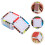 150Pcs Assorted Color DIY Weaving Cards Durable Cardboard Loom Tablets 4