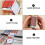 150Pcs Assorted Color DIY Weaving Cards Durable Cardboard Loom Tablets 6