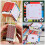 150Pcs Assorted Color DIY Weaving Cards Durable Cardboard Loom Tablets 9