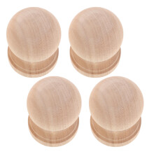 4 szt. niepomalowane drewniane balustrady do rękodzieła, mebli, domu