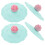 4 tampas silicone para rosa, à de vazamentos 11