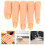 dedos silicone 5 treino unhas articulações flexíveis 6