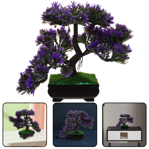 mini bonsai artificial de decorativo para casa ( ) 2