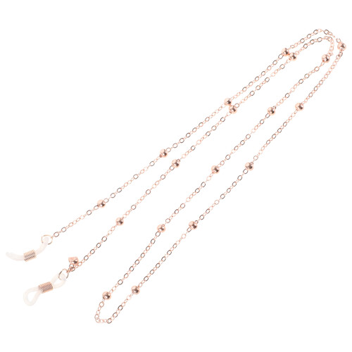 correia para óculos corrente rosa com prendedor