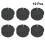 suporte redondo em eva para flechas, 10 unid, com setas (preto) 1