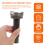 kit ferramentas extrator pistão aço universal preto 7