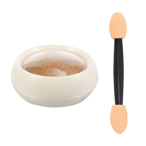 conjunto com pasta, kit diy decoração creme e pincel 2