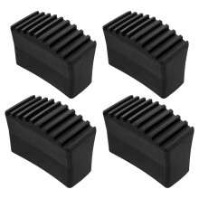 4 Unidades Almofadas Antiderrapantes De Borracha