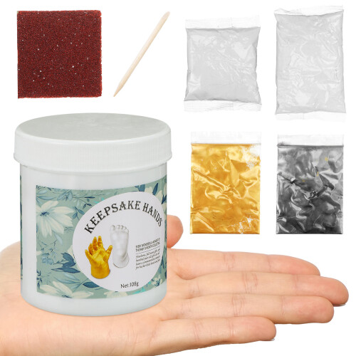 De Kit De Moldagem De Mão Para Bebê Recém-Nascido
