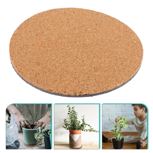 3 Unidades Almofadas De Cortiça Redondas Para Plantas (8 Polegadas) 2