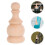 Unfinished Wooden Finials Para E Pés De 6