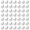 100 unidades de bases para broche diy, -alfinetes, prata 4