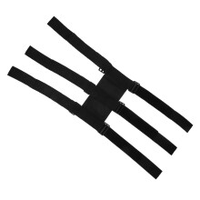 suporte ajustável universal para extintor com alça regulável (preto)