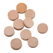 10Pièces Embouts De Queue De Billard En Cuir PU Khaki Kit Réparation