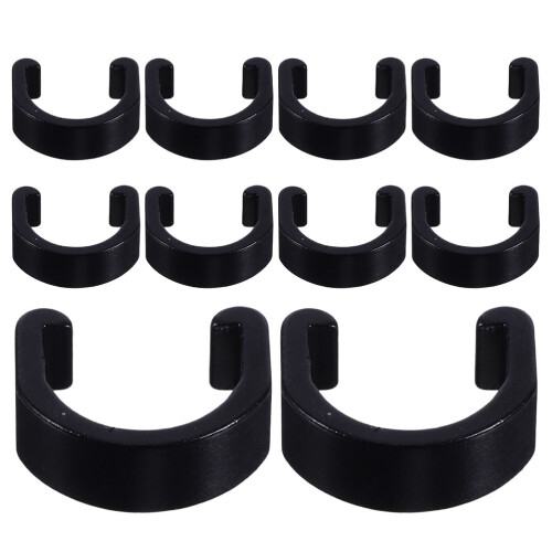 30 braçadeiras alumínio c-clips para bike estrada e