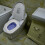 almofada assento vaso sanitário PU para bebê 3