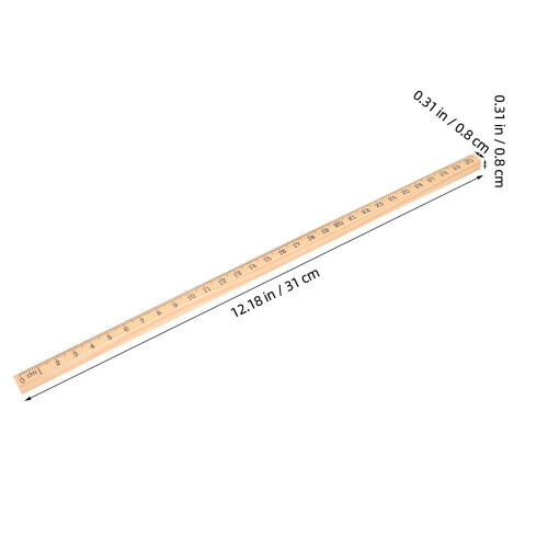 régua de 30 cm 15 unidades para escritório e casa 2