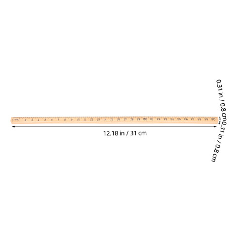 régua de 30 cm 15 unidades para escritório e casa 1