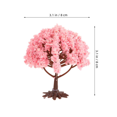 4 Unidades Mini Árvore De Artificial Decorativa 2