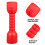 4 halteres plásticos ergonômicos para crianças, ideal infância 3