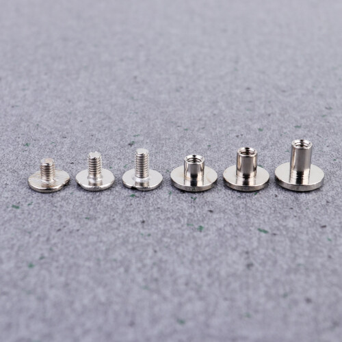 30 Unidades Parafusos Cabeça 5 Mm 6,5 Mm 8 Mm Prateado