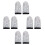 4 pares de escovas dentais para dedo para cães e , pet 6