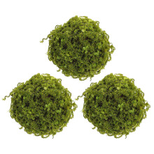 3 bolas topiária artificial suspensas, plantas falsas para teto