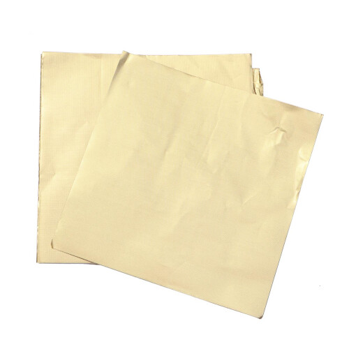 Papel de Alumínio 300 . 10x10 cm Espessado para Chocolate 1
