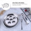 Conjunto Talheres Servir Cozinha Escargot Clipe 10