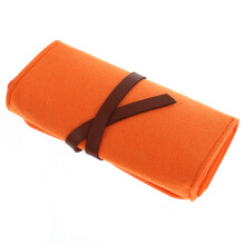 filzbrillentasche für sonnenbrille, stifte, make-up (orange)