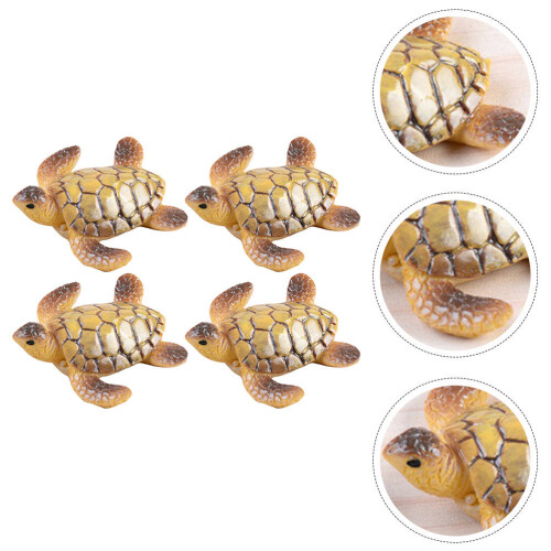 4 schildpadmodellen aquariumdecoratie en landschap 2