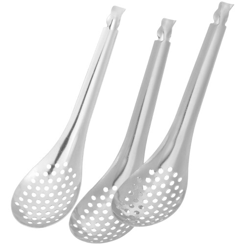 3 colheres aço inoxidável para caviar,