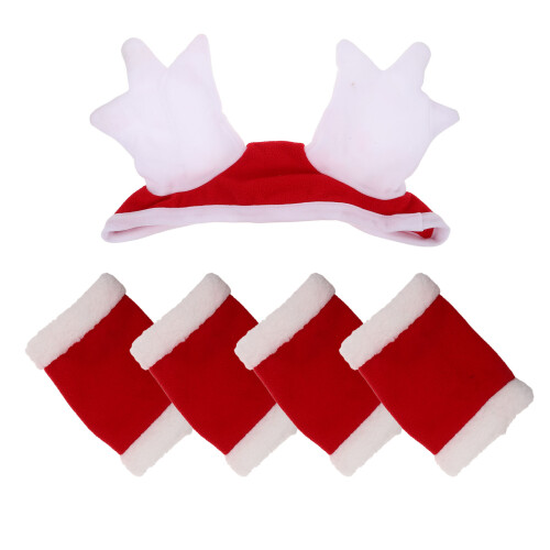 natal com chapéu noel e enfeites
