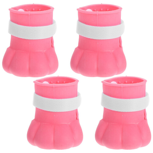 4 unidades botas antirriscos para , silicone, protetores unhas