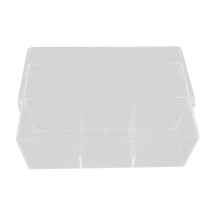 organizador acrílico transparente com alça para talheres multifuncional
