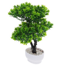 4 unid. planta artificial decorativa, bonsai falso, enfeite