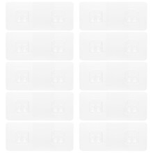 20Stk Duschregal Selbstklebend Transparent Seifenspender Für