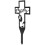 cruz de metal com de para decoração de túmulo 9