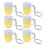 6-teiliges set mini bierkrug schlüsselanhänger 1