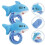 Shark Plush Snap Ring Kinder Armband Gefülltes Tier 3