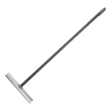 abdeckhaken für gullydeckel, ablaufgitterheber 50 cm mit schwarz