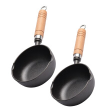 2Stk. Mini Bratpfanne Aus Gusseisen 13 Cm Zum Servieren Und