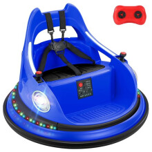 12V Kids Ride On Bumper Car, 360° Spin Electric Toy Car with Remote Control