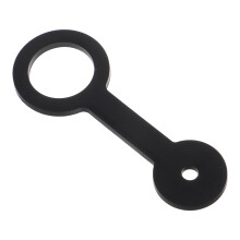 Türriegel Badezimmertürverriegelung Kieselgel Black