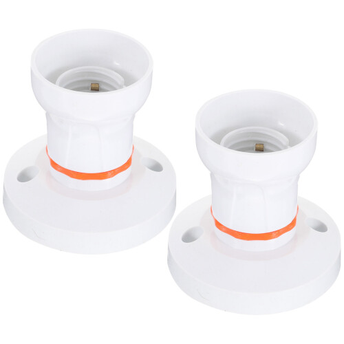 2St E27/B22 Fassung Adapter Für Deckenleuchte Stecker 2