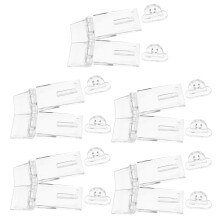 10 Sets Transparente Scharnier Schubladenverriegelung