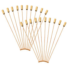 20Stk 90Mm Metall Broschen Mit Stopper Für Stickerei Revers