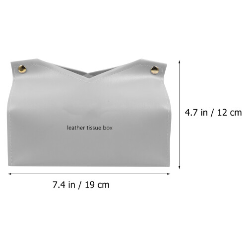1St Papiertaschentuch-Halter Aufbewahrung Ledern 1