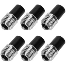6St Eisen Verzinkt Nickel E27 Zu E12 Lampenfassung Adapter
